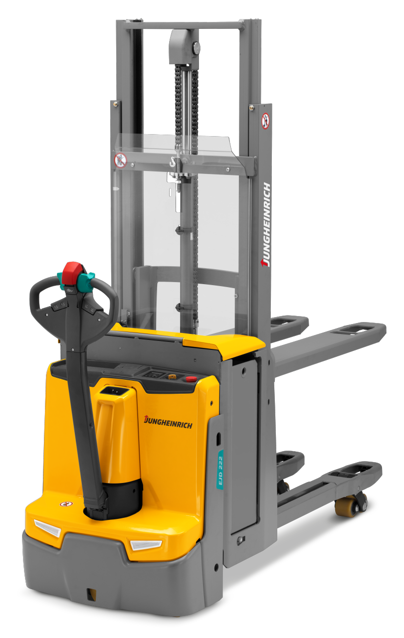 Electric Pedestrian Stacker with Support Arm Lift